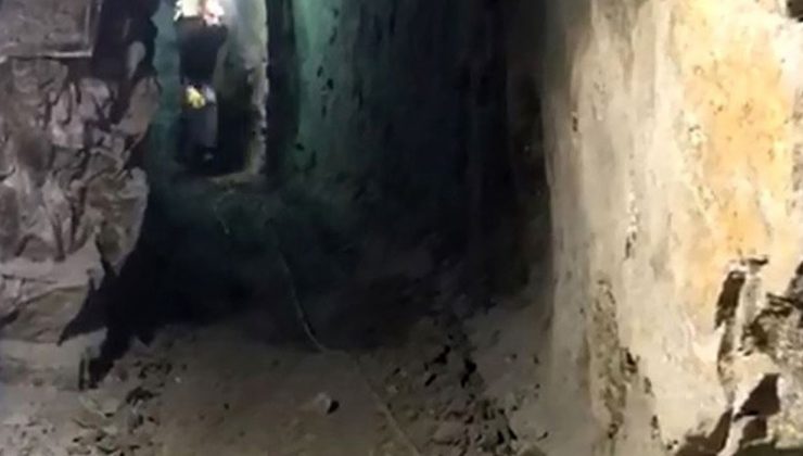 İhbar sonrası harekete geçen ekiplerden 35 metre derinlikte baskın