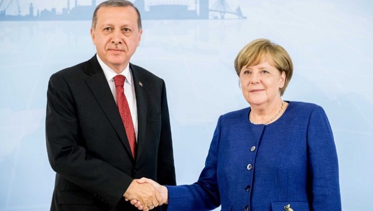Cumhurbaşkanı Erdoğan, Almanya Başbakanı Merkel ile telefonda görüştü