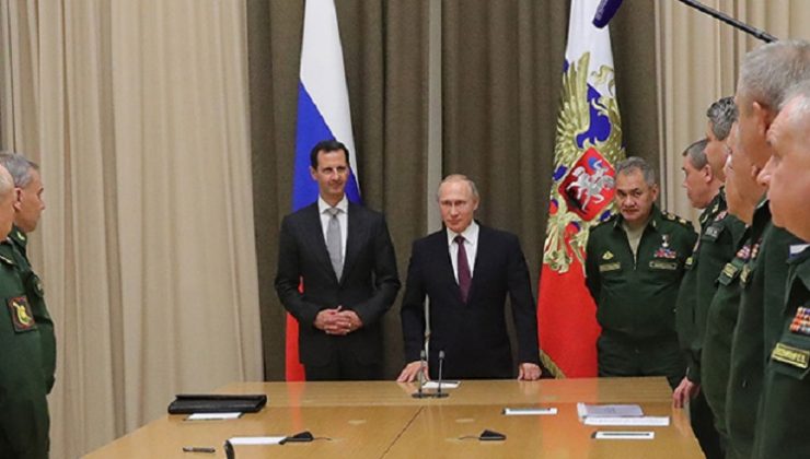 Putin, Şam’da Rus karargahında Esad’la görüştü