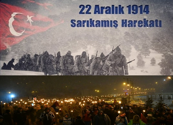 Sarıkamış’ta 10 bin kişi yürüdü