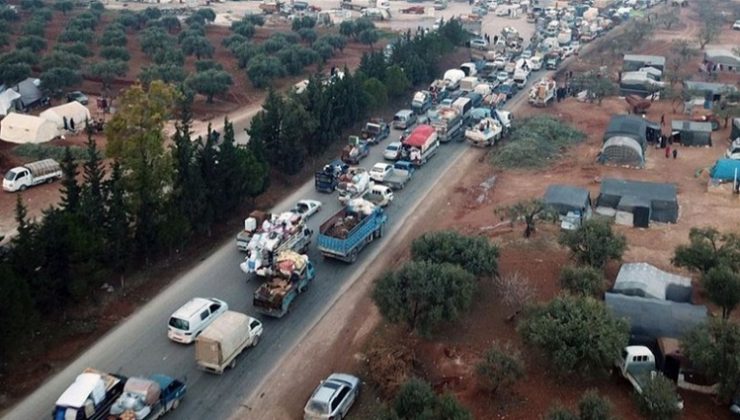 Türkiye sınırı yakınına 20 bin sivil daha göç etti