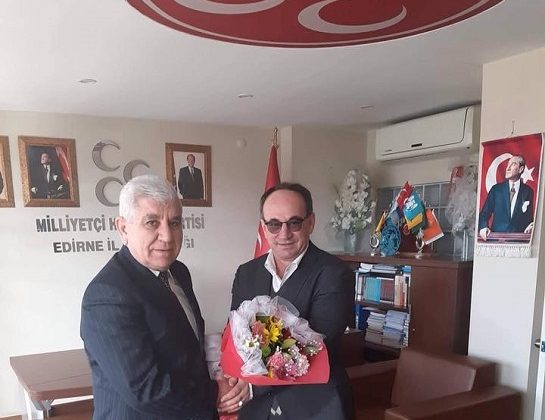 CEM VAKFI EDİRNE ŞUBESİ MHP İL TEŞKİLATINI ZİYARET ETİ…