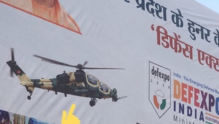 Afişleri asıldı! ATAK helikopteri o ülke sokaklarında