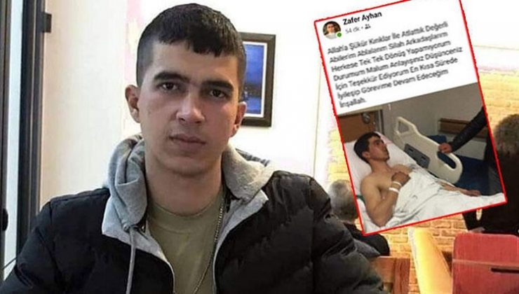 İdlib’de yaralanan uzman çavuştan duygulandıran paylaşım