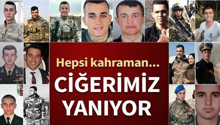 Acı haberler Şehit ailelere ulaşmaya başladı