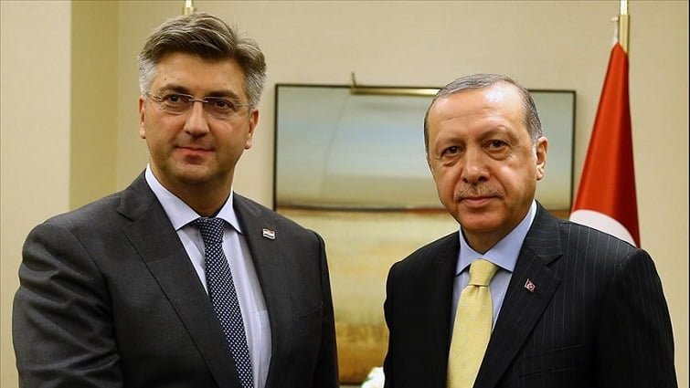 Erdoğan, AB Dönem Başkanı Hırvatistan’ın Başbakanı Plenkovic ile telefonda görüştü
