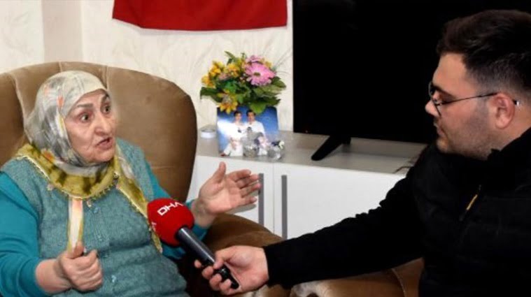 Sosyal medyaya sallayan  Fatma Teyze; “Yılan gelmiş, düşman gelmiş, evimizin içerisine girmiş”