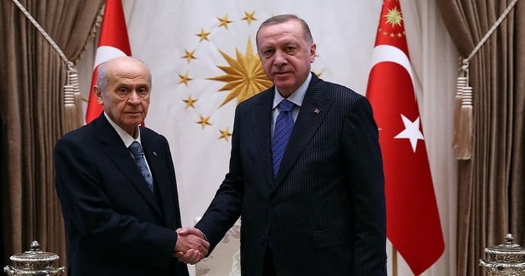 Cumhurbaşkanı Erdoğan ve MHP Lideri Devlet Bahçeli bir araya geldi