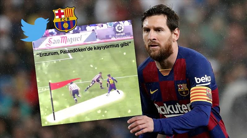 Barcelona’nın ‘Messili Palandöken’ paylaşımının ardından Erzurum’dan İspanyol temsilcisine davet