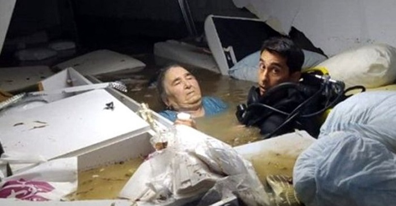 Dalgıç’ın Kurtardığı kadında Korona çıktı