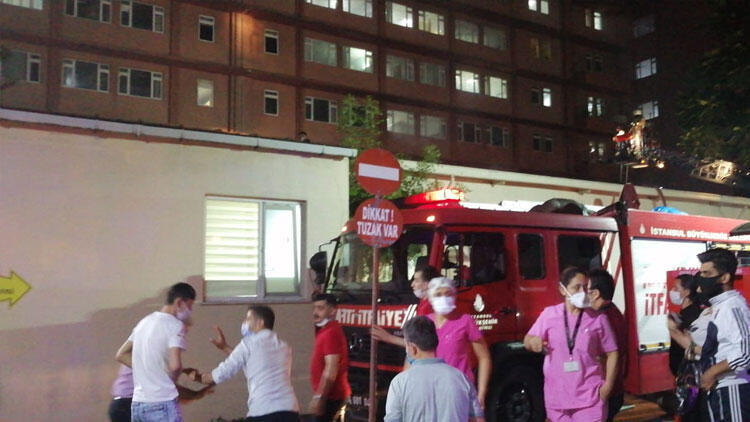 Samatya’daki İstanbul Eğitim Araştırma Hastanesi’nde yangın çıktı