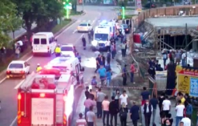 Ordu’da otel inşaatında göçük: 1 ölü, 8 yaralı