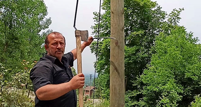 İnternet hizmeti alamayan muhtar bakin ne yaptı!