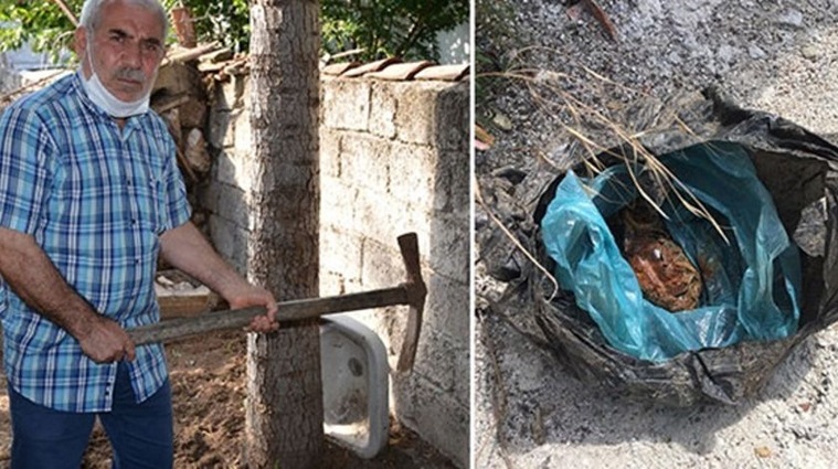 Kim bıraktıysa oynamış el bombasıyla Milim kalmış patlamasına