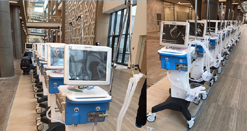 Yerli üretim solunum cihazları Brezilya’ya nefes olacak