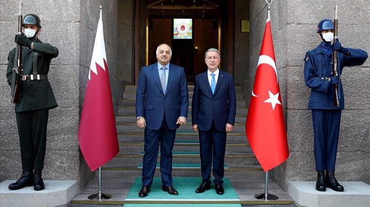 Milli Savunma Bakanı Akar Katarlı mevkidaşı ile görüştü