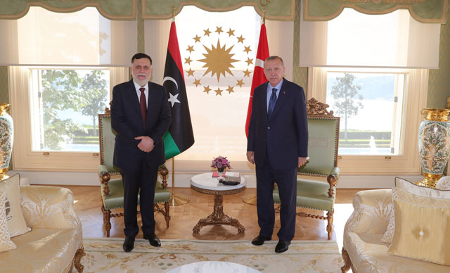 Cumhurbaşkanı Erdoğan Sarrac’ı kabul etti