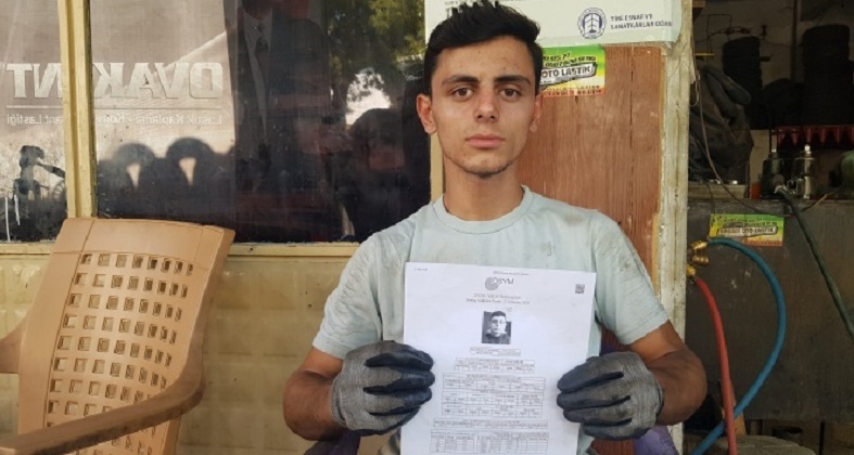 Tuş hatası yüzünden üniversiteye yerleşemedi