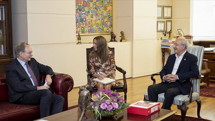 Kılıçdaroğlu, AB Türkiye Delegasyonu Başkanı Berger ile görüştü