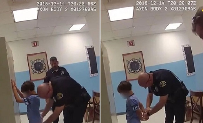 ABD polisinden 8 yaşındaki engelli çocuğa ters kelepçeyle gözaltı