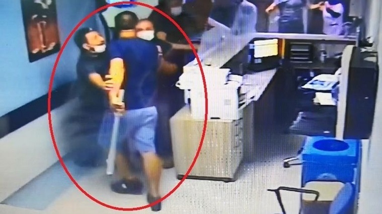 Hastanede dehşet anları! Demir sopalarla saldırdılar