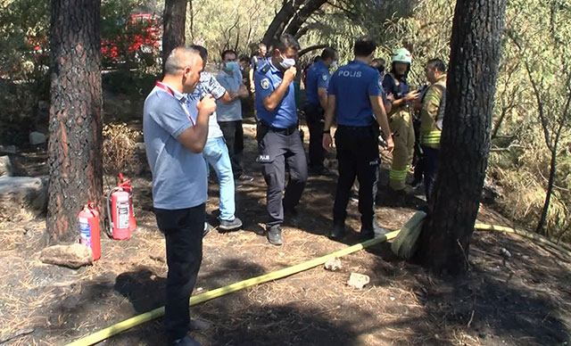 Maltepe’de ormanlık alanda yine yangın…