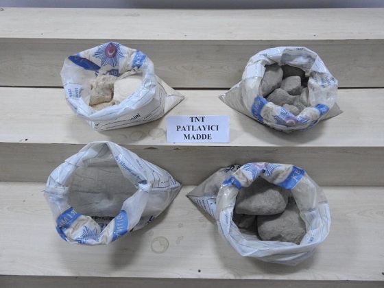 PKK/KCK-PYD/YPG Terör durmuyor 37 kilo TNT ele geçirildi