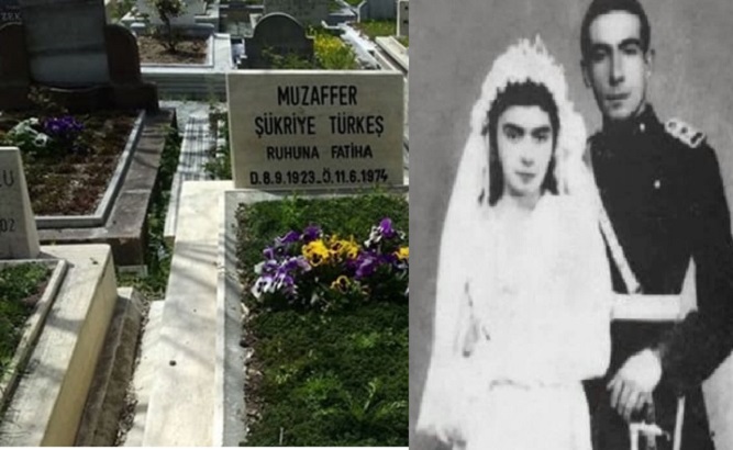 Başbuğ Alparslan Türkeş’in ilk eşi Muzaffer Şükrüye Türkeş ve…
