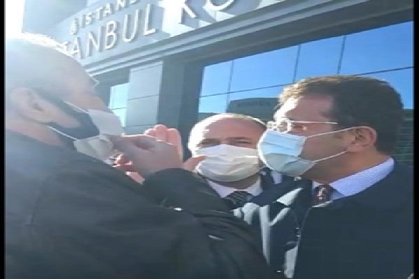 İmamoğlu ile taksiciler arasında gerginlik
