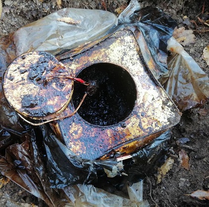 Bitlis’te PKK tarafından toprağa gizlenmiş el yapımı patlayıcı ele geçirildi