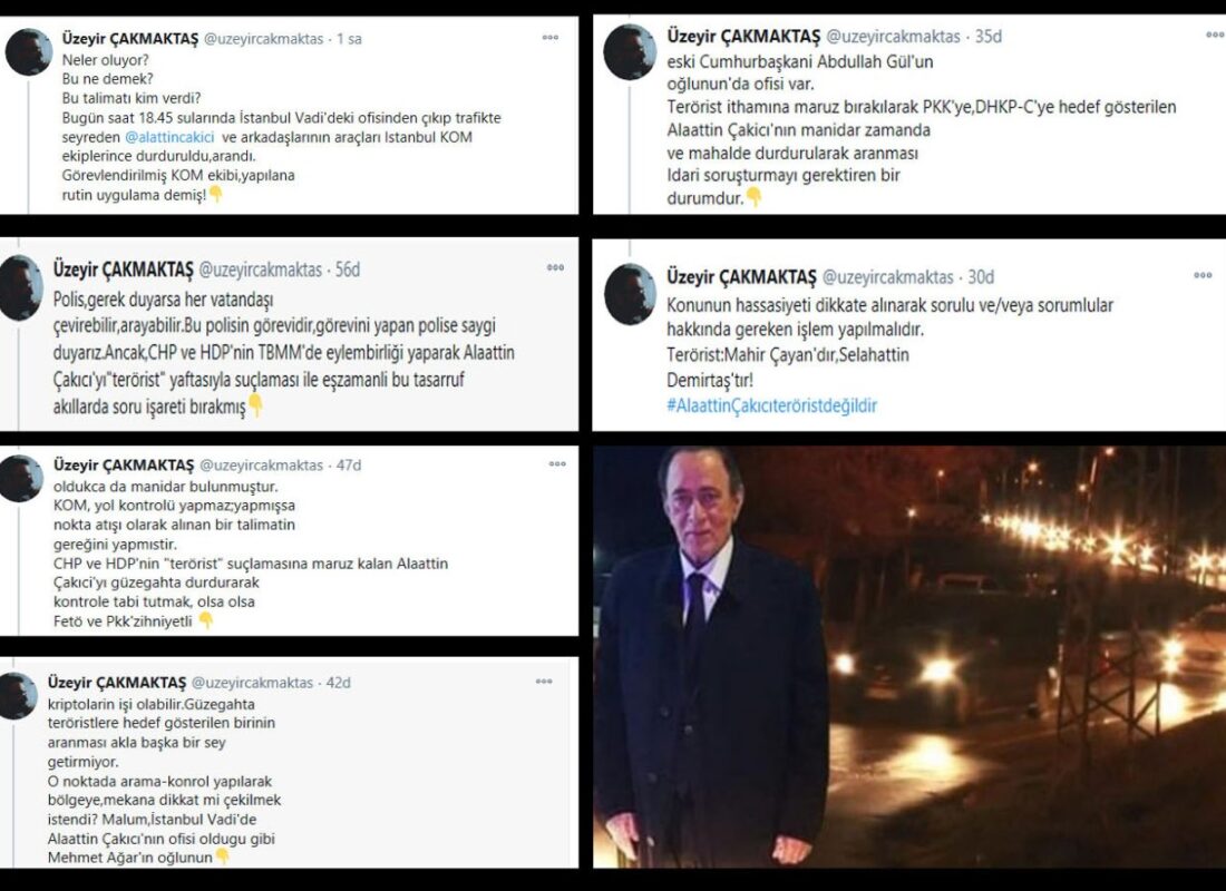 CHP HDP’nin TBMM’de Alaattin Çakıcı Teröristtir dedikleri sırada Çakıcının aracı durdurulması TESADÜF MÜ?