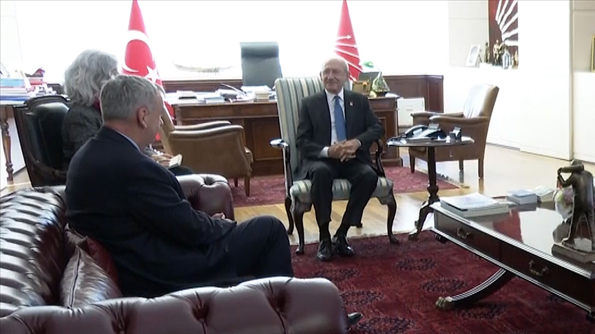 CHP Genel Başkanı Kılıçdaroğlu, Almanya’nın Ankara Büyükelçisi Schulz’u kabul etti