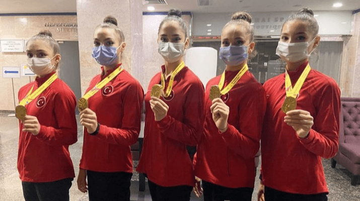Gururumuz oldular… Genç cimnastikçiler Avrupa 4’üncüsü