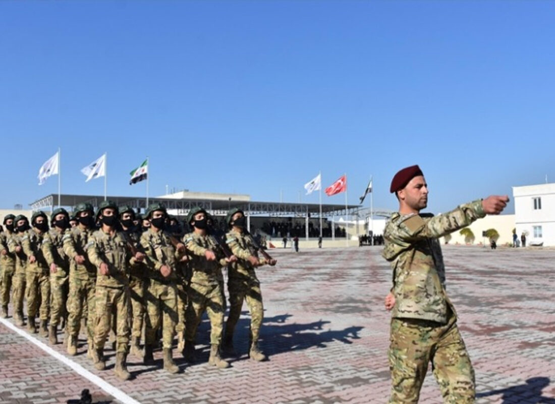 Suriye Milli Ordusu, ilk askeri kışlasını törenle açtı