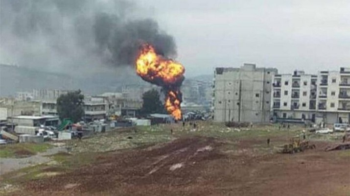 Teröristler Afrin’de sivillere saldırdı