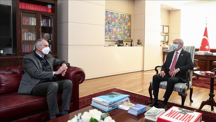Kılıçdaroğlu, Fransa’nın Ankara Büyükelçisi Herve Magro ile görüştü