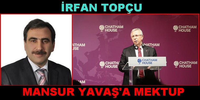 Mansur Yavaş’a Mektup