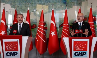 Kılıçdaroğlu, BBP Genel Başkanı Mustafa Destici ve beraberindeki heyeti kabul etti