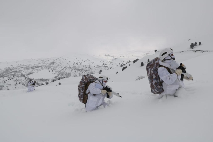 Mehmetçik, Kurt Dağında terörle mücadeleye devam ediyor