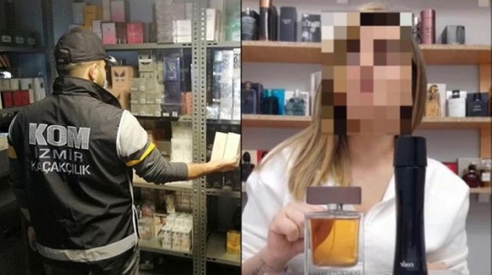 Canlı yayında ürün tanıtırken bir anda karşısında polisi buldu