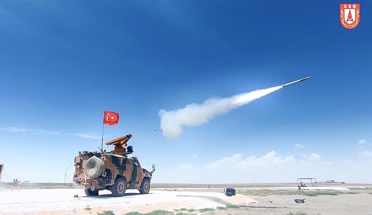 Yerli hava savunma sistemi SUNGUR’dan tam isabet