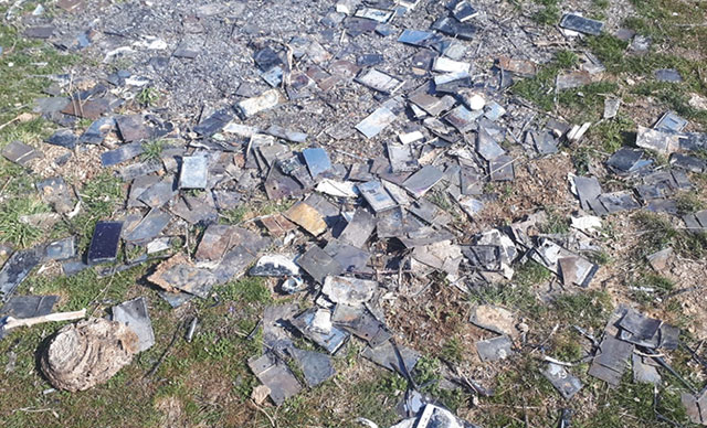 Kayseri’de yakılmış bin adet cep telefonu bulundu