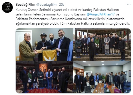 Kuruluş Osman dizisine sürpriz Pakistan ziyareti