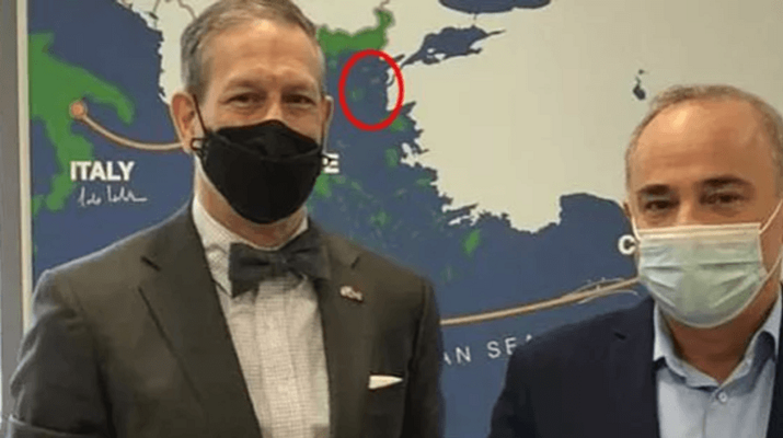 ABD ve İsrail’den harita skandalı! Türkiye’nin topraklarını Yunanistan’a verdiler