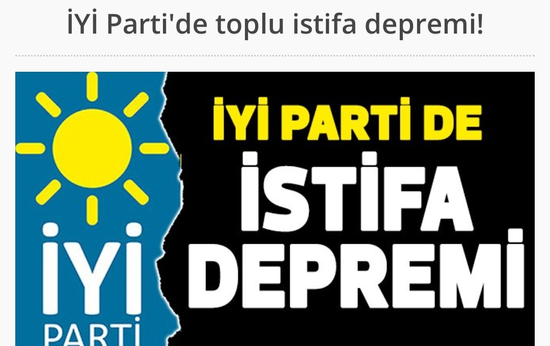 Nallıhan İyi Parti’de deprem