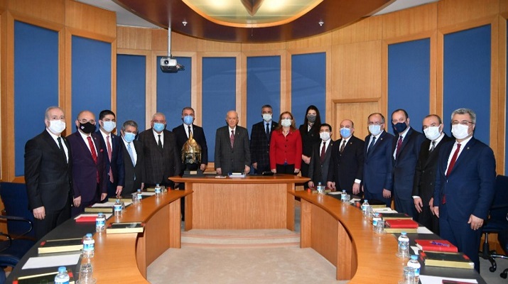 MHP Lideri Devlet Bahçeli başkanlığında Başkanlık Divanı Toplantısı yapıldı