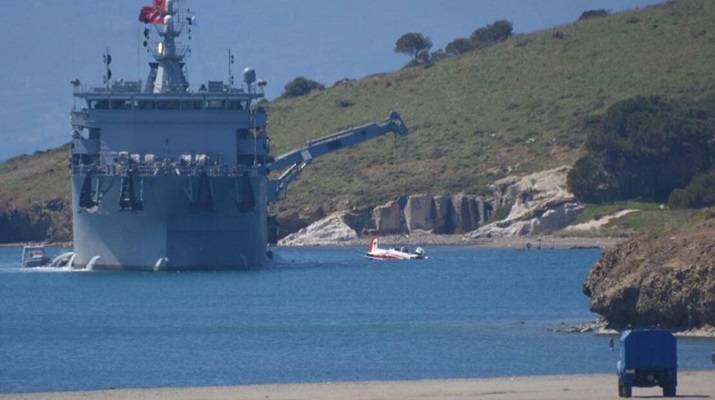 Ege’de düşen uçağın enkazı çıkarıldı