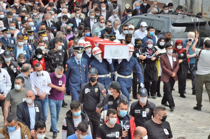 Şehit Uzman Çavuş Ahmet Asan son yolculuğuna uğurlandı