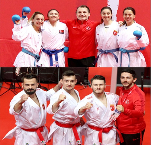 Milli karateciler 9 madalya ile 4. kez Avrupa’nın zirvesine çıktı