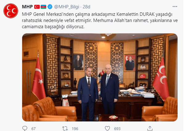 MHP’nin acı günü